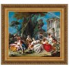 Design Toscano The Bird Catchers, 1748: Canvas Replica Painting: Medium DA4862